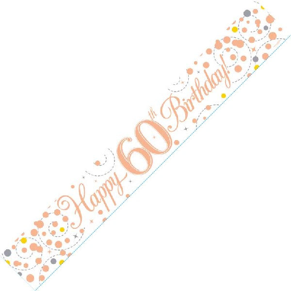 60 Birthday Banner