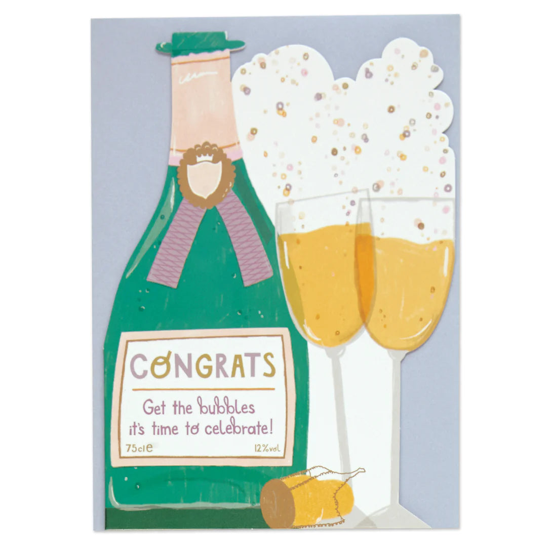 Congrats - Get The Bubbles Card