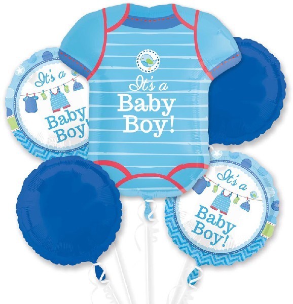 Shower with Love Baby Boy Cluster