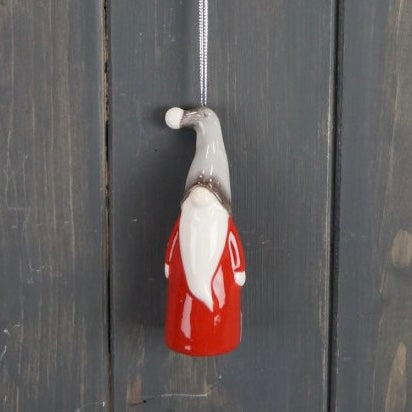 Grey and Red Hanging Gonk