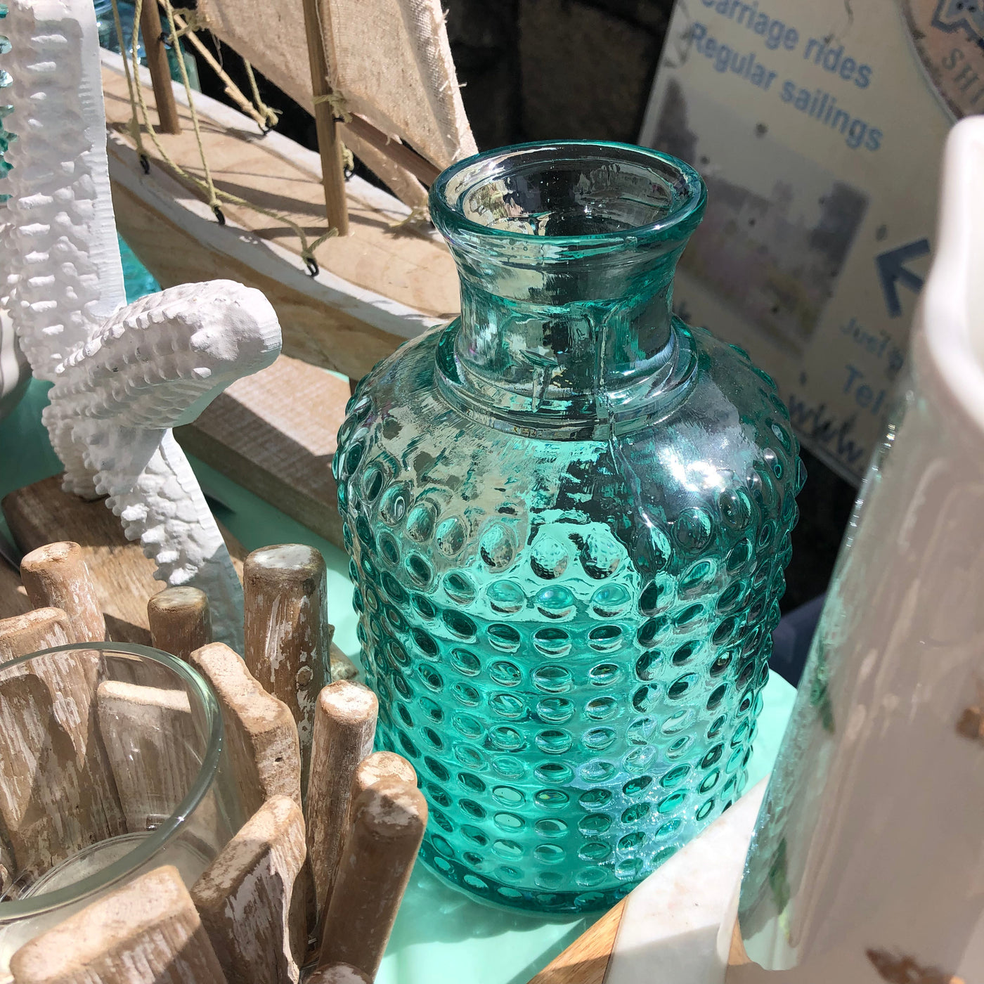 Recycled Embossed Vase