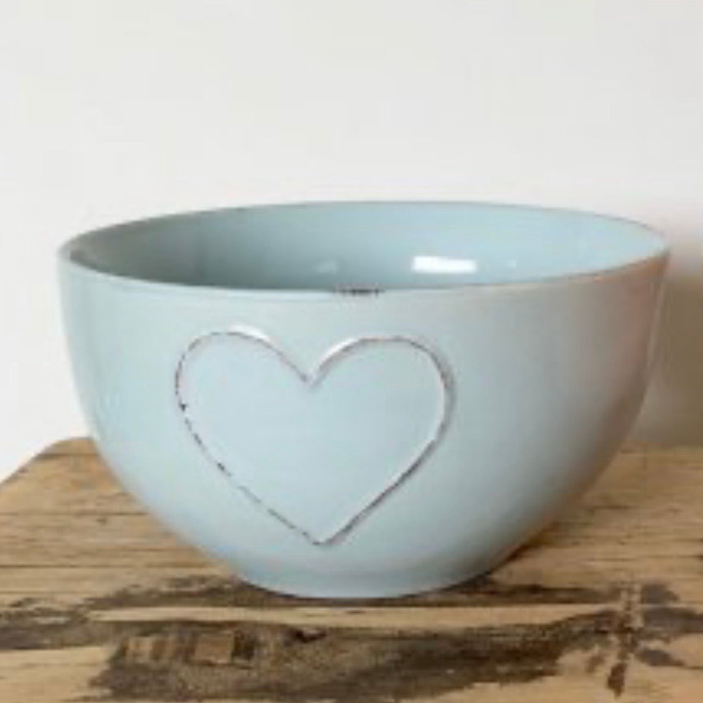 Blue Shabby Chic Bowl