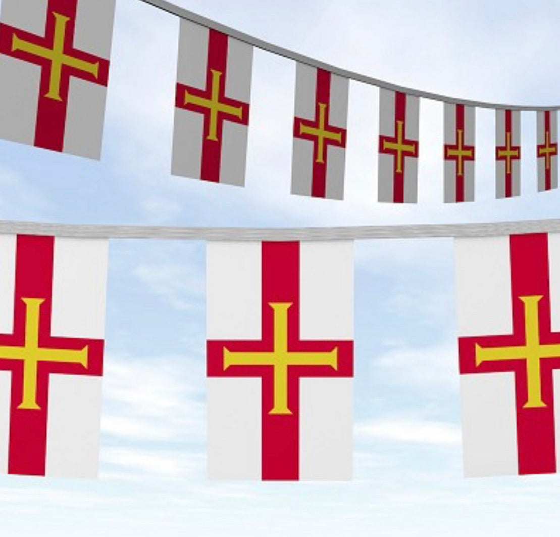 Guernsey Flag Bunting 9m