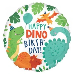 Happy Dino Birthday Balloon