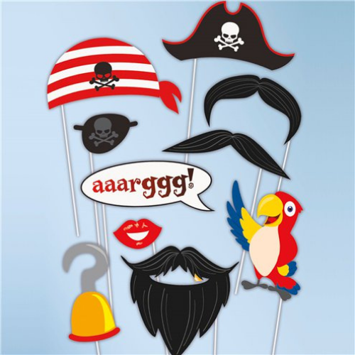 Pirate Party Photo Booth Props