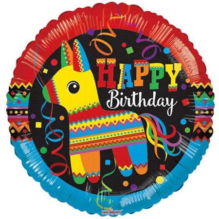 Birthday Piñata Fiesta Balloon
