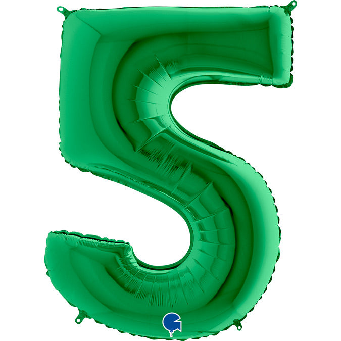 Number Balloon - 5 - Green