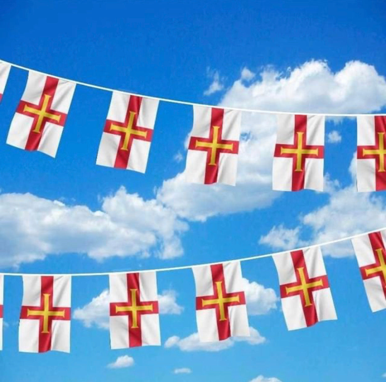 Guernsey Flag Bunting 3m
