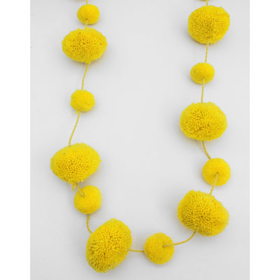 Yellow Pom Pom Garland