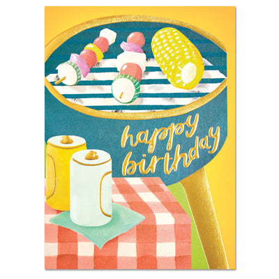 BBQ Happy Birthday Card