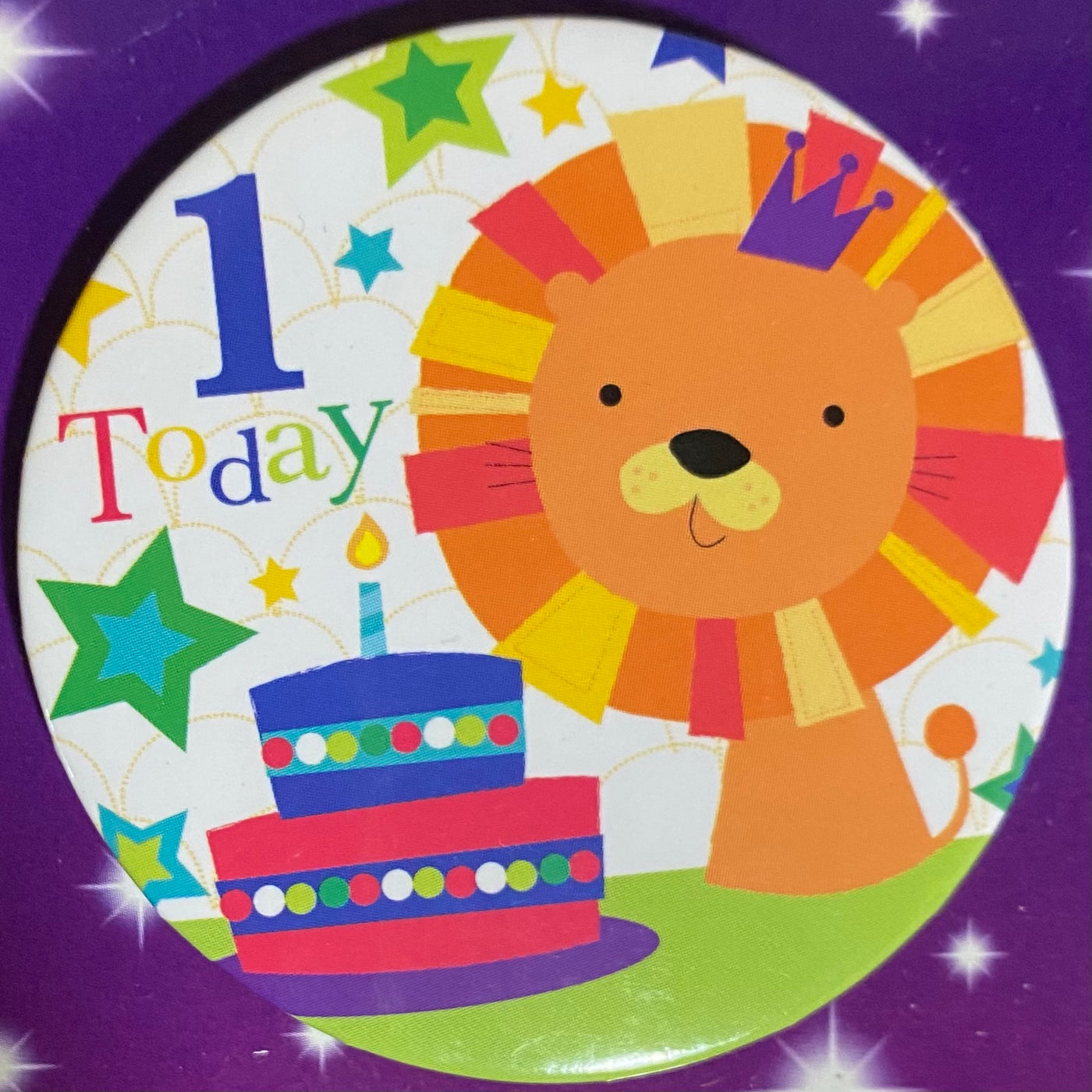 1 Today Lion Badge