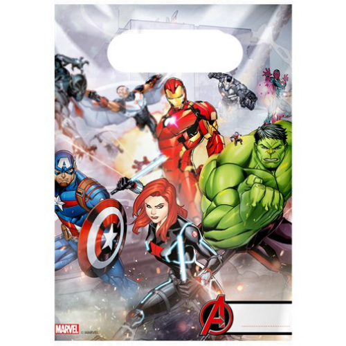Mighty Avengers Plastic Party Bags