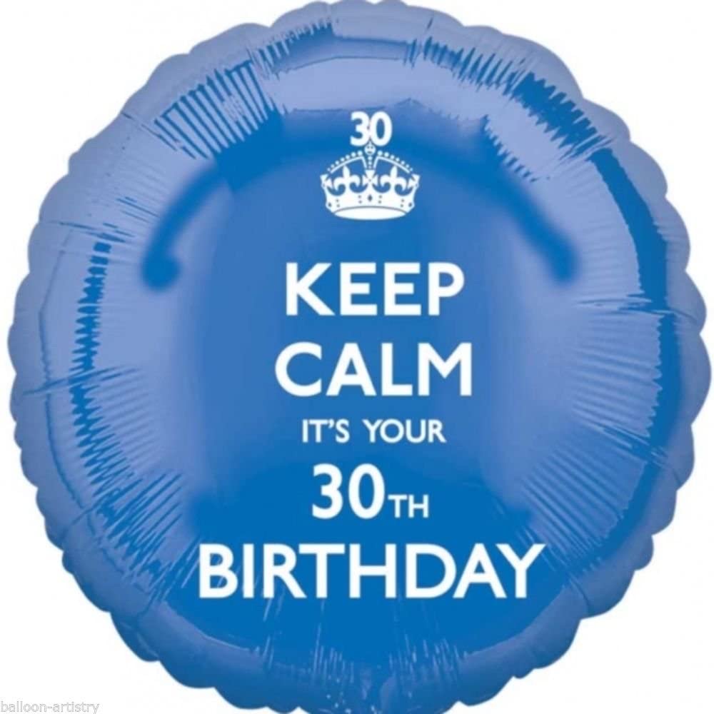 30 Keep Calm Balloon