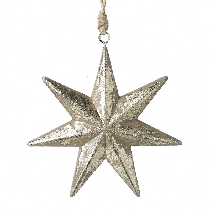 Hanging Mottled Gold Star