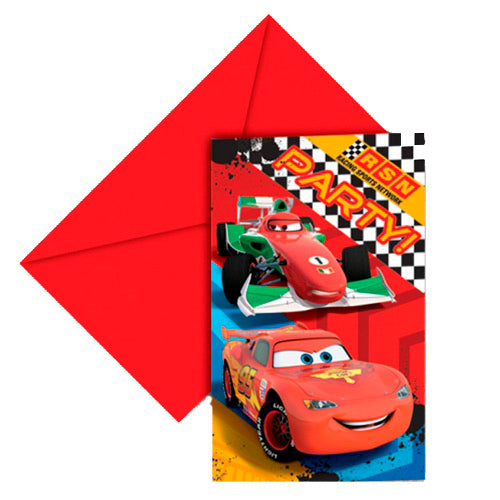 Disney Cars Invitations & Envelopes