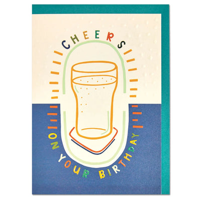 ‘Cheers On Your Birthday’ Card