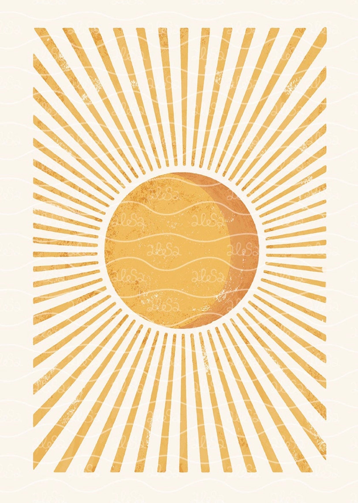 Sunshine A4 Print ~ Alesa Design