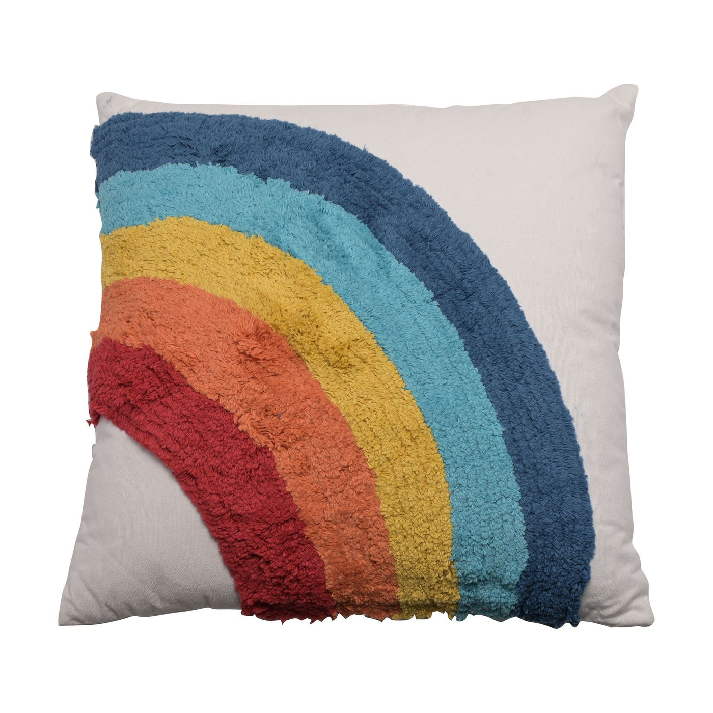 Rainbow Tufted Cushion